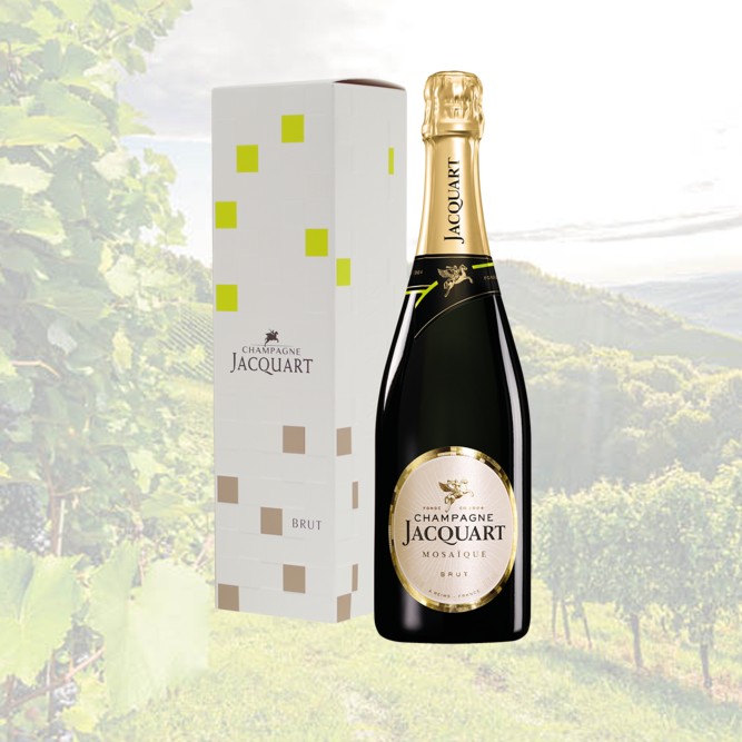 Champagne Jacquart Mosaïque Brut + geschenkverpakking